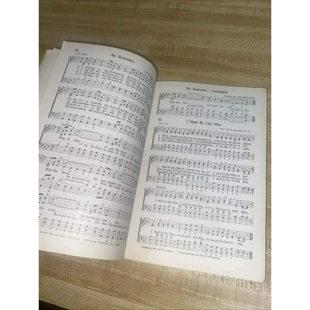 Vtg Tabernacle Hymns Number 2 Hymnal 1937 Tabernacle Publishing Chicago USA